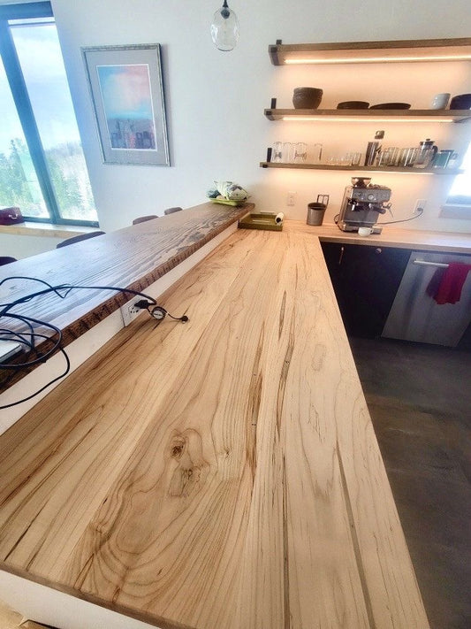Solid Wood Natural Counter Top - 6